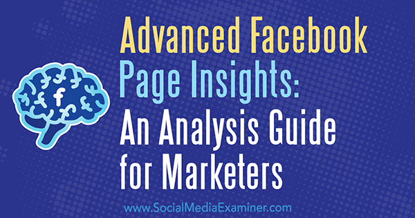 Advanced Facebook Page Insights: An Analysis Guide for Marketers