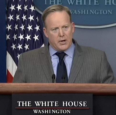 Sean Spicer Being Accused Of Felony During White House Press Briefing Is Political Satire Sean Spicer Being Accused Of Felony During White House Press Briefing Is Political Satire