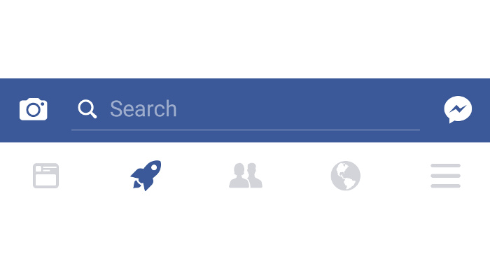 Facebook’s rocket ship icon is a test flight for a secondary news feed