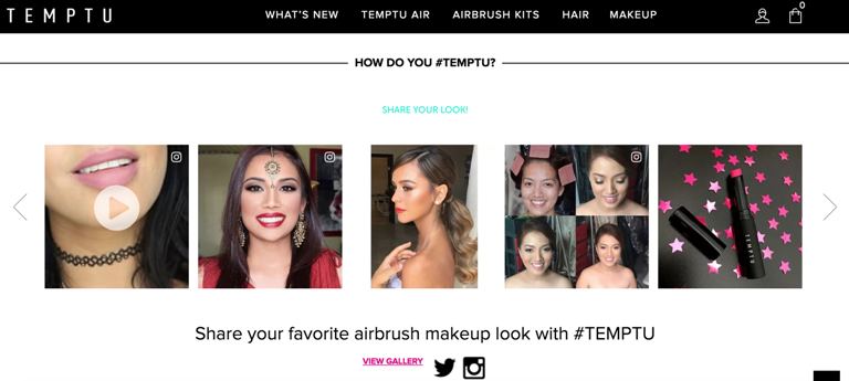 Temptu Harnesses the Beauty of UGC Temptu Harnesses the Beauty of UGC
