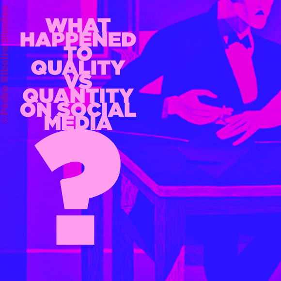 What Happened to Quality versus Quantity on Social Media? What Happened to Quality versus Quantity on Social Media?