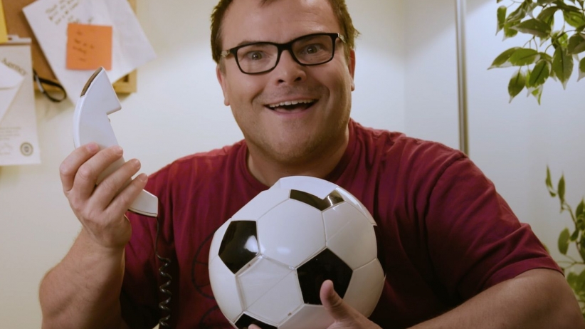Jack Black Really Wants You To Have a Soccer Ball Phone
