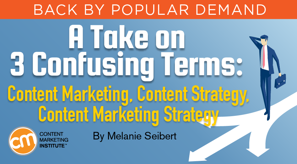 A Take on 3 Confusing Terms: Content Marketing, Content Strategy, Content Marketing Strategy
