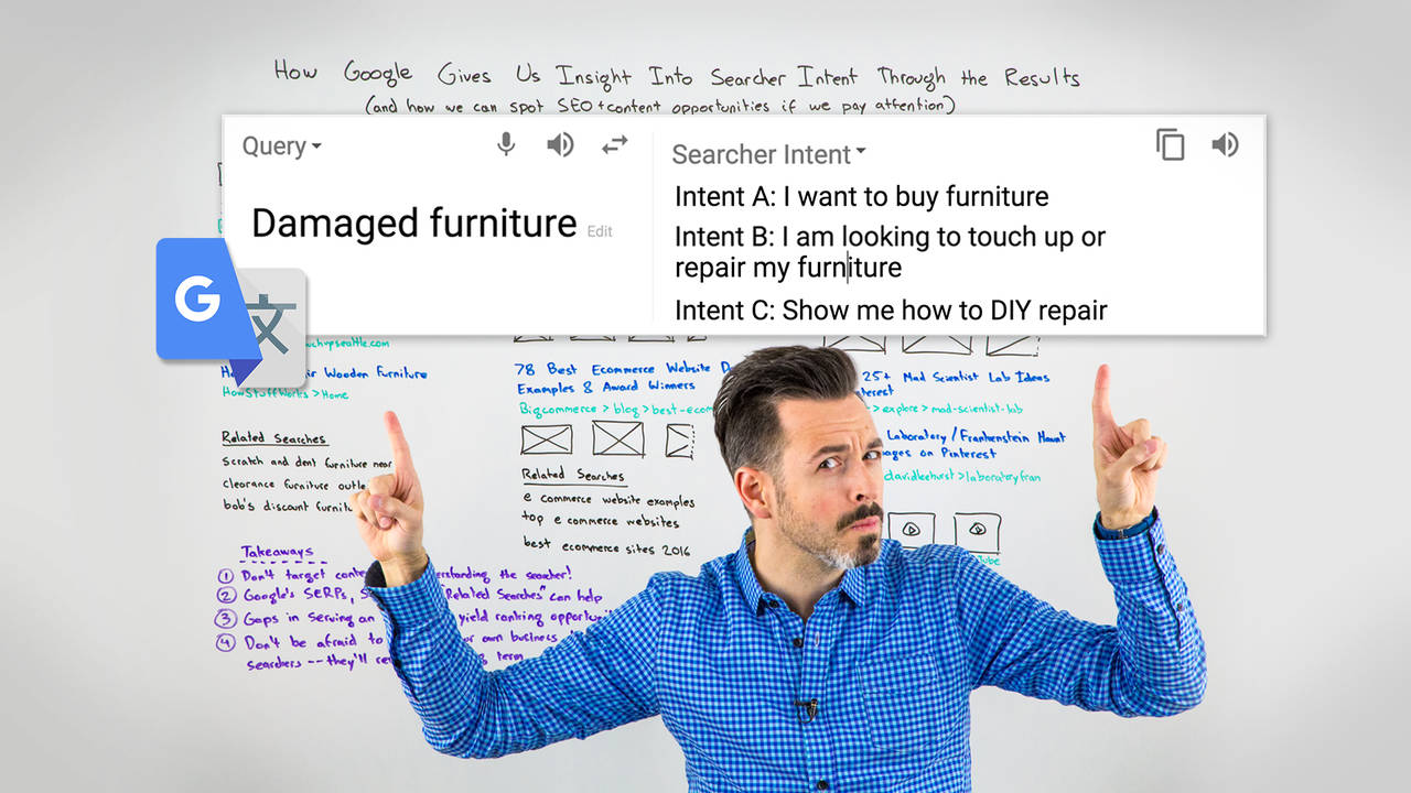 How Google Gives Us insight into Searcher Intent Through the Results – Whiteboard Friday