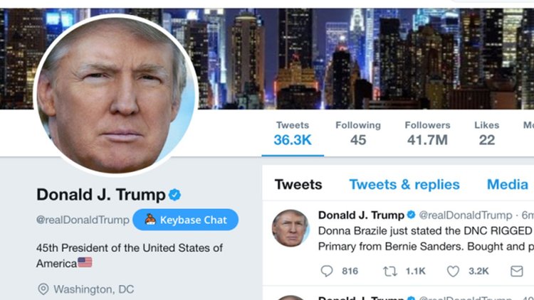 Twitter Employee Deactivates Trump Account on Last Day