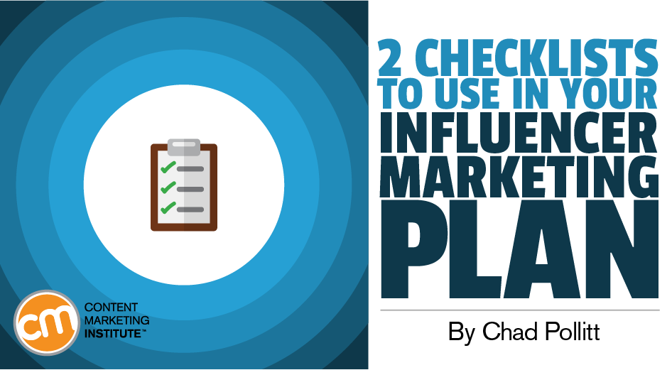 2 Simple-to-Implement Checklists to Use in Your Influencer Marketing Planning