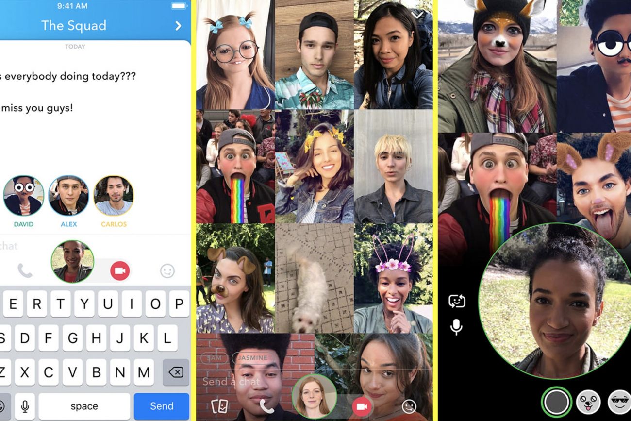 Snapchat Introduces a Group Video Call Feature