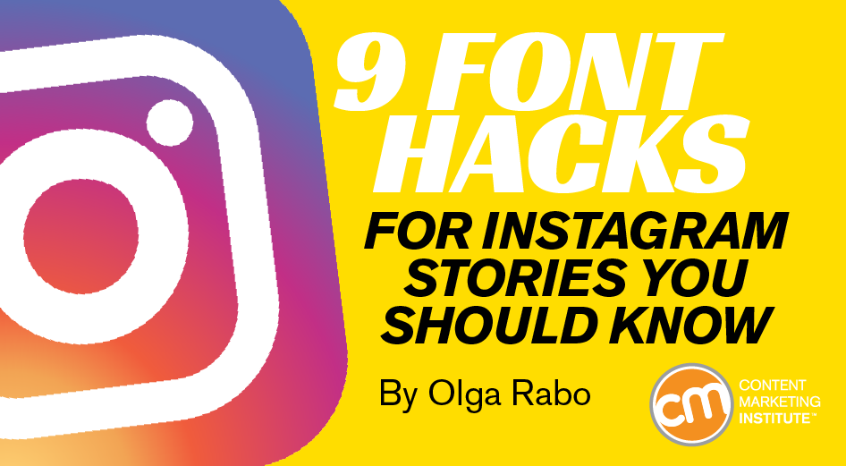 9 Font Hacks for Instagram Stories You Should Know