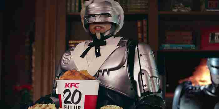 KFC Enlists RoboCop to Protect Secret Recipe in New Campaign